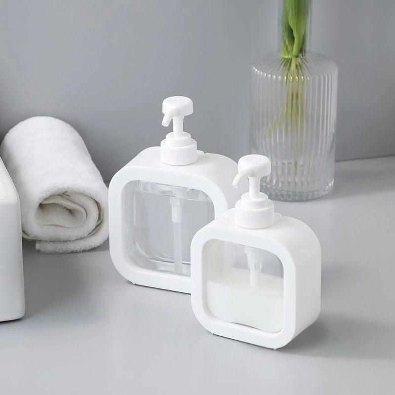 400 ml Dikdörtgen Banyo Mutfak Sıvı Sabunluk, Bulaşık Lavabo Deterjanlık, Tezgah Üstü (2)