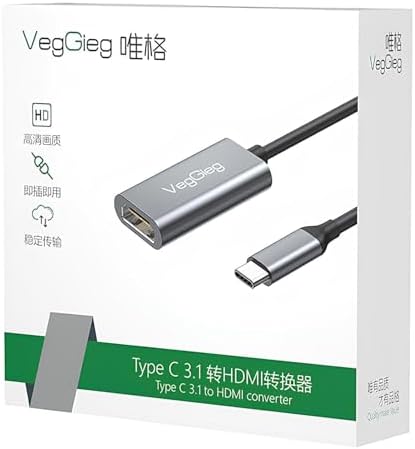 4K 30Hz Type-C to HDMI Çevirici Dönüştürücü Adaptör