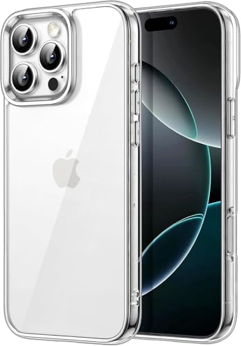 13 ve 14 Kılıf 6.1" için Sert SARARMAZ Kılıf, İnce Şeffaf Kapak, Gerçekçi Tuş Hissi, Ahize/Hoparlör Filtreli, Kamera Yükseltili, BFA İÇERMEZ - Şeffaf