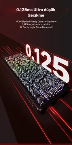 Ajazz AK680 Max HE Kablolu Manyetik Switch Klavye - 8000Hz - 0.125Ms (AK680 Max HE - Pembe)