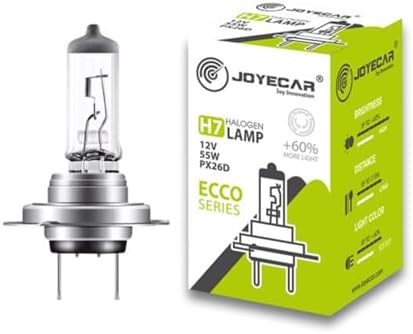 H7 Far Ampulü, 12V 55W PX26D, Ecco Serisi,%60 Daha Fazla Işık 1 Adet