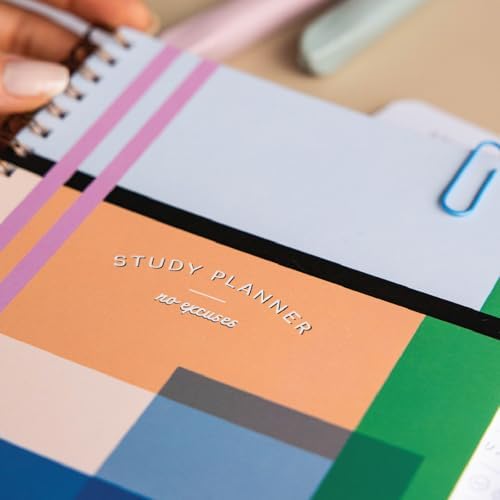 A5 Spiralli Ders Çalışma Planlayıcısı - Study - Sınava Hazırlık AYT-TYT-KPSS-ALES-YDS Renkli