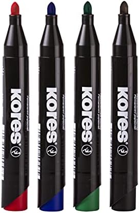 XP1 4 adet Marker kalıcı yuvarlak uçlu çeşitli renklerde