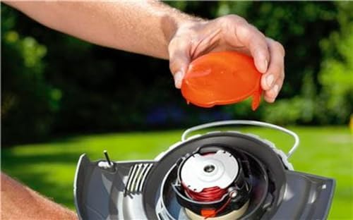 Gardena Yedek iplik makarası: Gardena turbo çim biçme makinesi için değiştirilebilir iplik makarası, çim biçme makinesi için yedek parça (5307-20)