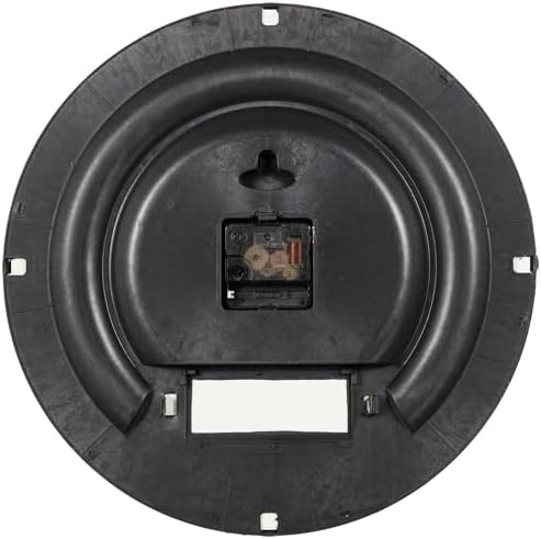 36 Cm Gerçek Cam Akar Saniye Sessiz Mekanizma Dekoratif Duvar Saati Mr34