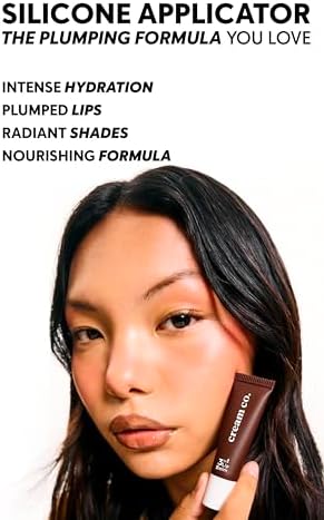 Cream Co. Nemlendirici Parlatıcı 3in1 Lip Balm, Dudak Bakım, Mocha Kahve, Hyaluronik Asit Seramid