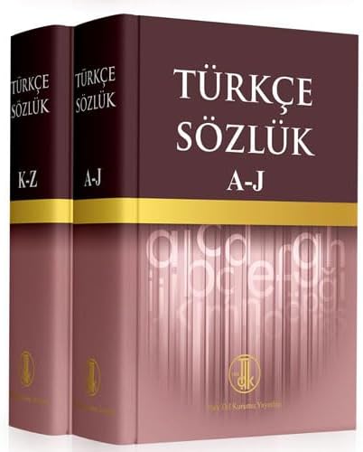 Türkçe Sözlük (A - J / K - Z) 2 Cilt Takım (Ciltli)