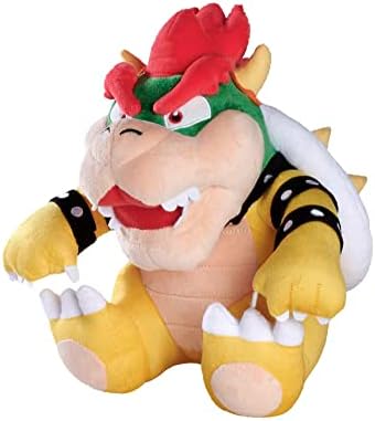 109231532, Super Mario Bowser Peluş Figür, Özel ve Detaylı Tasarım, Dayanıklı Kumaş, 27 Cm