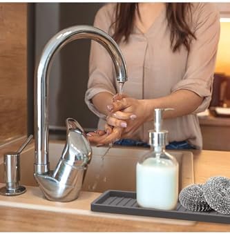 Silikon Yağdanlık Yağlık Standı Altlık,çok Amaçlı Organizer Sunumluk,sabunluk Altlığı 1 ADET SİYAH