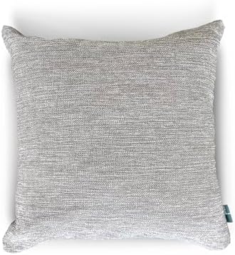 Gray Dokulu Düz Dekoratif Kırlent Kılıfı 45x45 cm - Gri