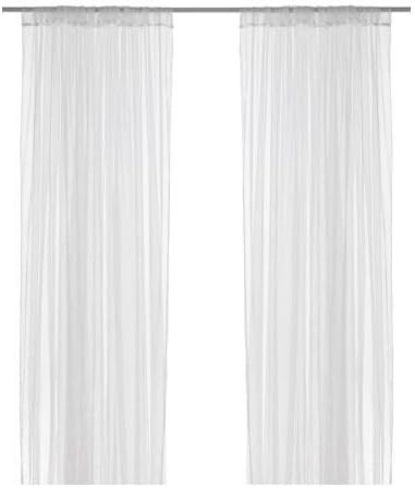 Lill Perde Çifti Beyaz (280 cm x 300 cm)