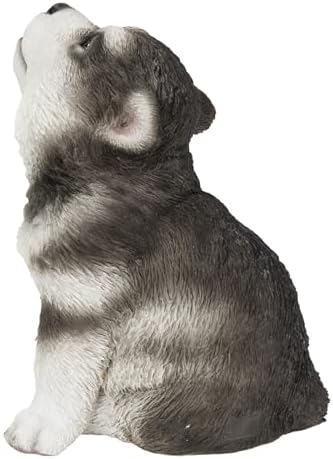 Hi Ltd Uluyan Alaskan Malamute Yavru Köpek Heykeli Heykelcik