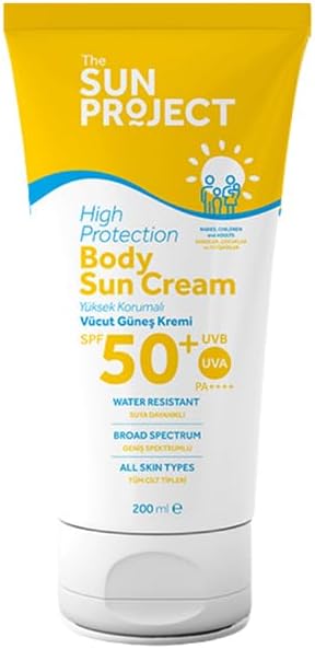 The Sun Project Yüksek Korumalı Aile Boyu Yüz Ve Vücut Güneş Kremi 50 SPF 200 ml