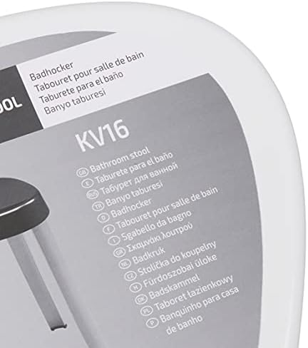 Banyo Taburesi Alu. Beyaz M-KV16-01