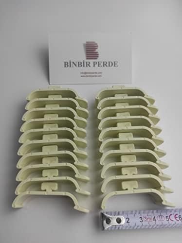 Zebra Perde Korniş Takma Aparatı Geniş 10 Adet (10)