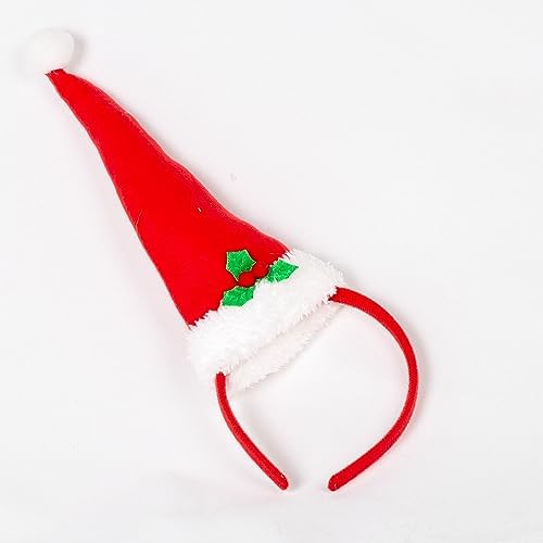 Yılbaşı Süsü Taç Baba Şapka Kırmızı 12x32 Cm.