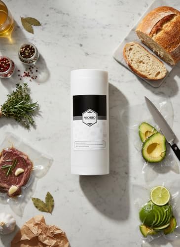 VI'ORIO 5 Metre Tırtıklı Rulo Vakum Poşeti Torbası (SEÇENEKLİ) (30cm)