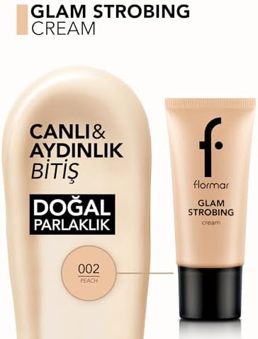 Aydınlatıcı Makyaj Bazı Şeftali Glam Strobing Cream 002 Peach