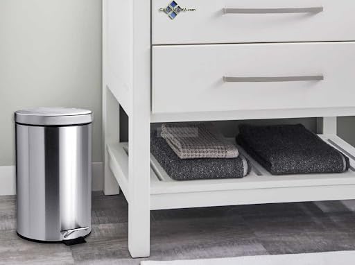 Pedallı Çöp Kovası Krom 12 LT(NV1004)