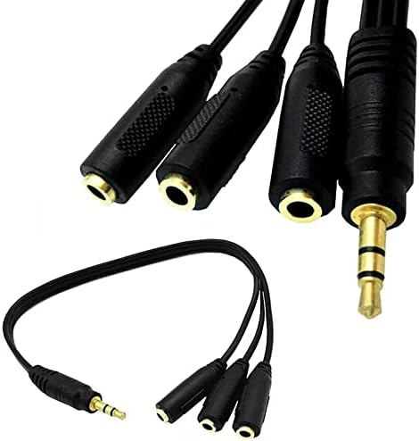 5+1 Ses Sistemi Bağlantı Kablosu 1 Erkek 3 Dişi