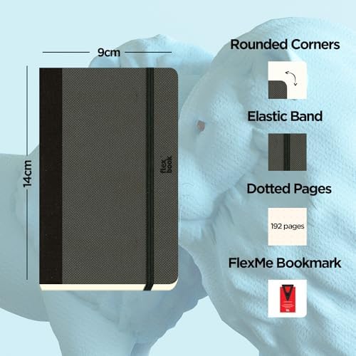 78 Esnek Notebook 9x14 Adventure Noktalı 192 Sayfa 85gr