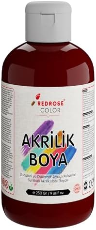 Bordo Akrilik Boya 250 gr