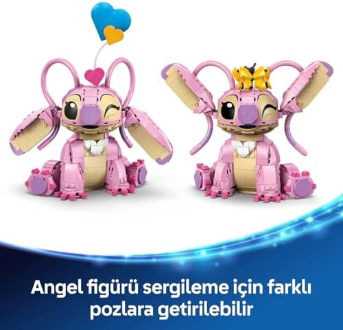 ǀ 43257-9 Yaş ve Üzeri Çocuklar için Lilo ve Stiç Karakterlerini İçeren Yaratıcı Oyuncak Yapım Seti, Doğum Günü Hediyesi (784 Parça)