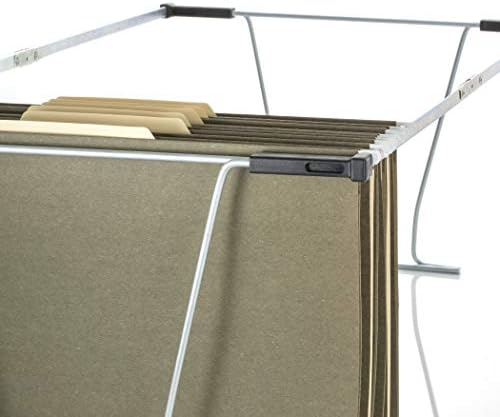 Evrensel Asılı Dosya Çerçevesi, Harf ve Yasal Boyut, 24 inç ila 27 inç, Çelik, 1 Set (91966)