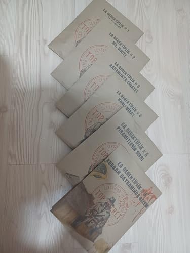 6lı Paket Premium Versiyon Dedektif Oyunu Çözülemeyen Davalar