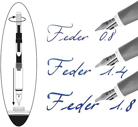 Kalp kutu içinde kaligrafi set