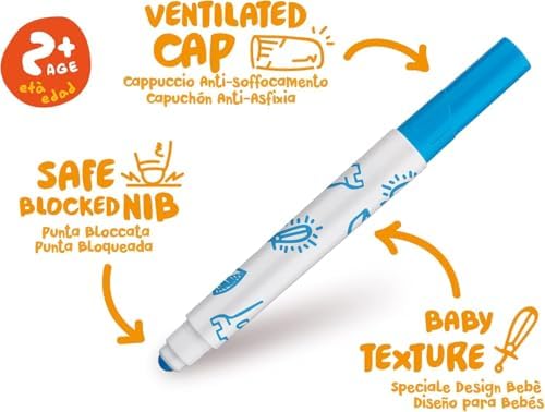 12 RENK BABY JUMBO KEÇELİ KALEM 42814