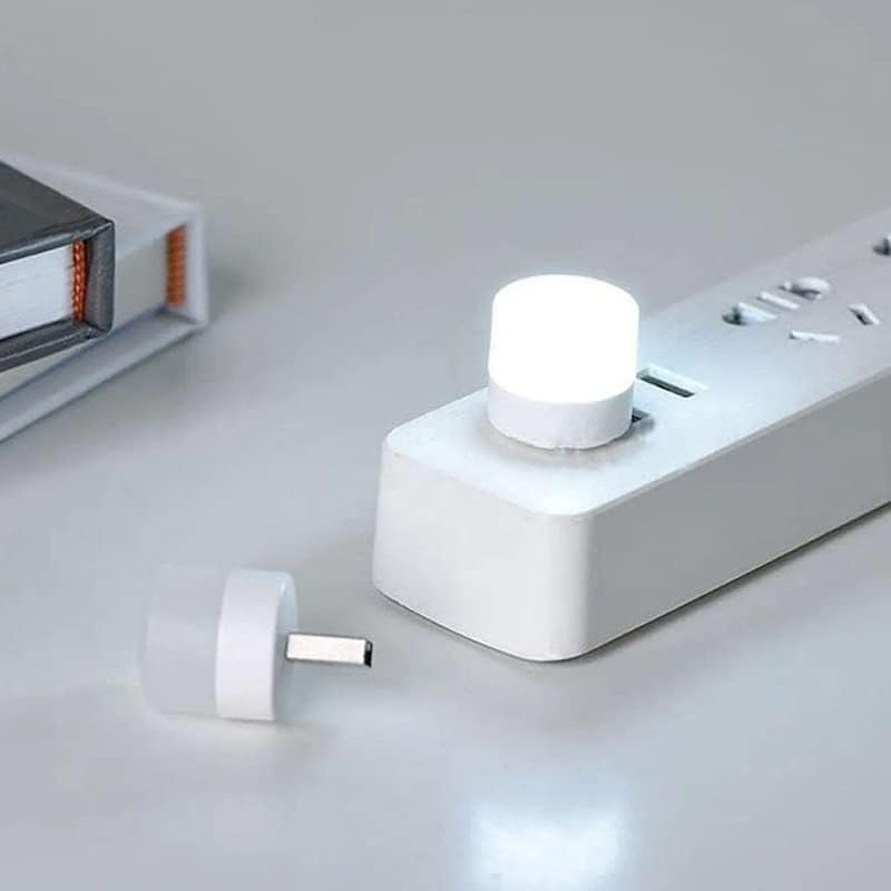 Usb Led Küçük Beyaz Işık Lamba, Koridor, Tuvalet, Oturma, Çocuk Odası için Rehber Gece Aydınlatma Lambası, Enerji tasarruflu Çok Ekonomik Aydınlatma