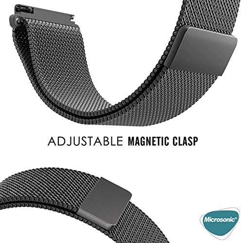 4 Pro Milanese Loop Kordon (4 Pro ile Uyumlu Kordon, Akıllı Saat Kayışı)