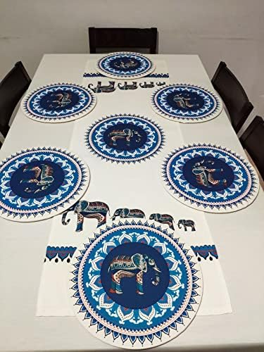 Viemso Etnik Fil Desenli 6'lı Supla Set