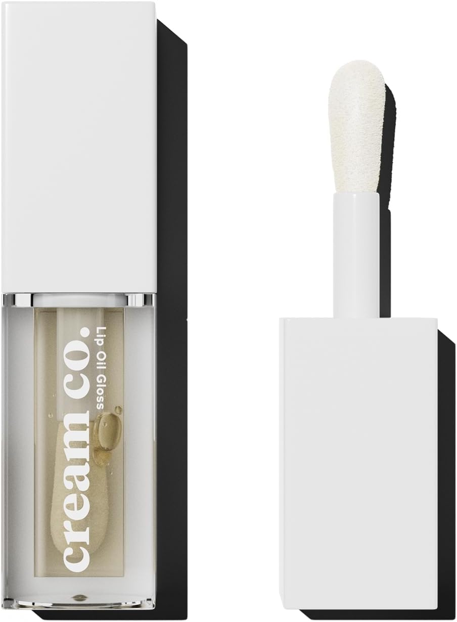 Cream Co. Dudak Parlatıcısı Nemlendirici Besleyici Lip Oil Gloss, Dudak Yağı, Vanilya Aromalı, E Vitamini