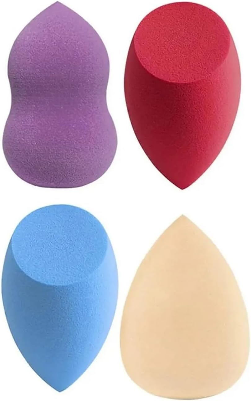 Luti Concept 4 lü Makyaj Süngeri, Fondöten Süngeri, Pudra Süngeri, Kapatıcı Süngeri, Güneş Kremi Süngeri, BB Krem Süngeri 4 Farklı Renkte 4 lü Armut Profesyonel Makyaj Süngeri