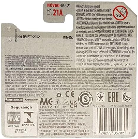 - Driftsta - HW 1/5 - HCV60 - Short Card - Track Stars - Mattel 2022