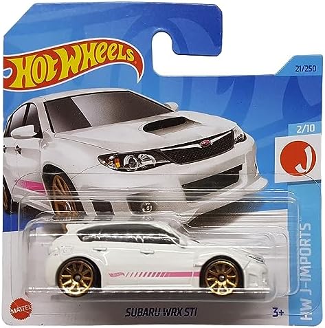 - Subaru WRX STi - HW J- 2/10 - HKK62 - Kısa Kart - Beyaz - Mattel 2023