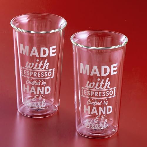 Çift Cidarlı 2'li Desenli Bardak 350 ml