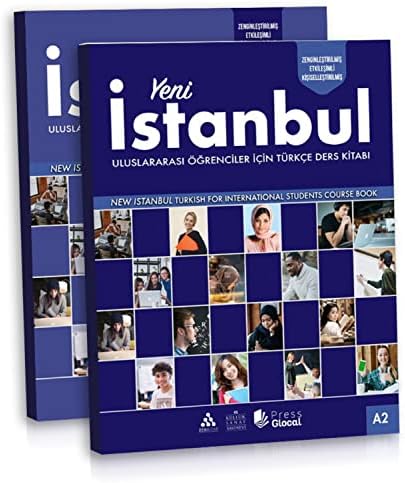 Istanbul A2 Turkce Seti Yeni, Yabancilar icin Turkce Ders Kitabi ve Calisma Kitap Seti - QR Kod Secenekli - Baslangic Seviyesi Alistırma Kitap Seti
