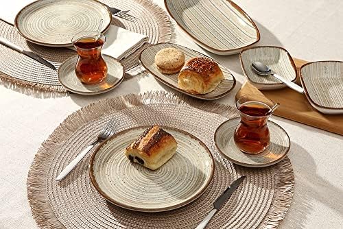 Hypnosis Bej 30 Parça 6 Kişilik Kahvaltı Takımı