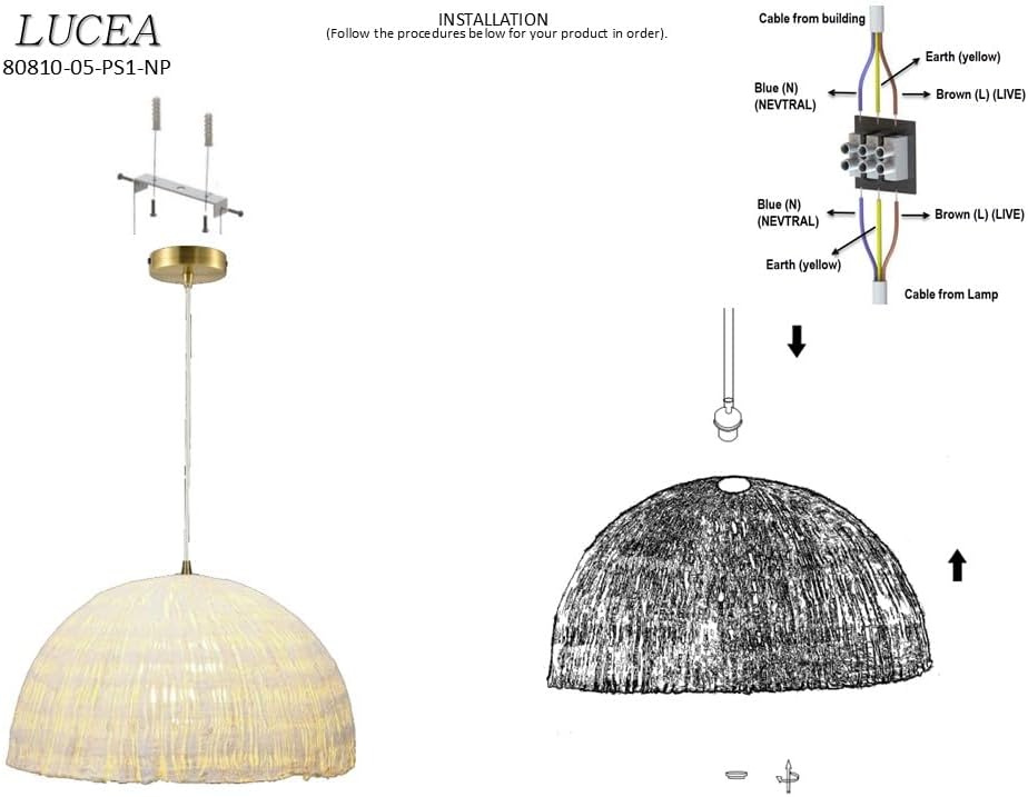 Rabin 05 Tekli Küçük Avize