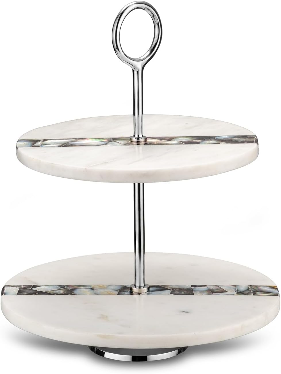 Romano Mermer 2 Katlı Servislik Beyaz