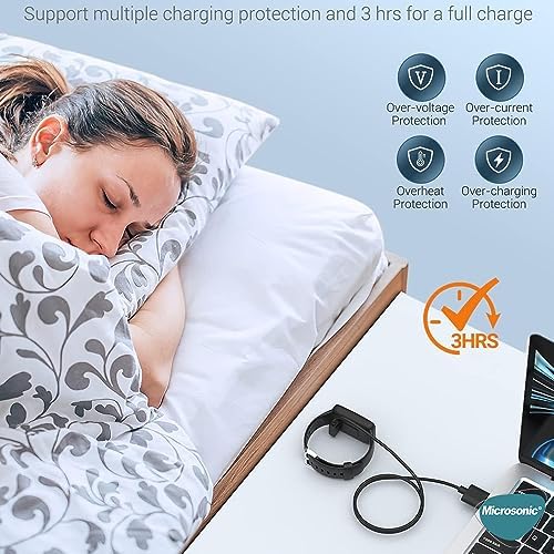 Smart Band 8 Manyetik USB Şarj Kablosu Siyah