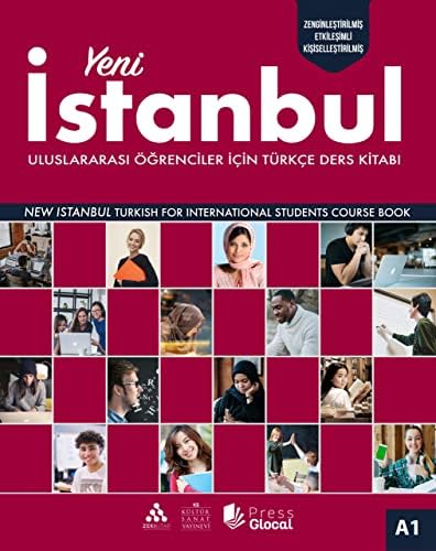 Istanbul A1 Turkce Seti Yeni, Yabancilar icin Turkce Ders Kitabi ve Calısma Kitap Seti - QR Kod Secenekli - Baslangıc Seviyesi Kitap Seti