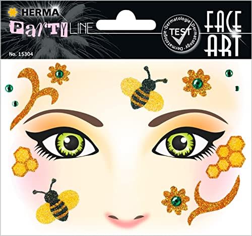 Herma Face Art Decor Yuz Susleme Etiketi Bal Arisi