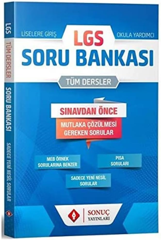 Sonuç 8. Sınıf LGS Tüm Dersler Soru Bankası