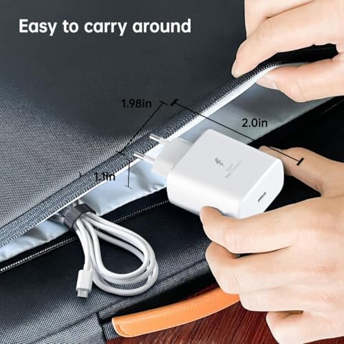 ® 45W PD Hızlı Şarj Adaptörü + 100W USB-C to USB-C Kablo | Süper Hızlı Şarj | Type-C Şarj Aleti |, 15/16/17, iPad, MacBook,, ile Uyumlu
