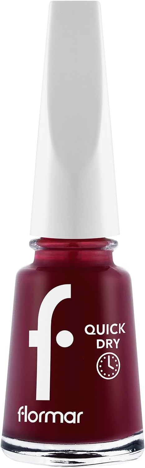 Quick Dry Hızlı Kuruyan İnce Yapılı & Parlak Bitişli Oje QD 22 RED  NEW