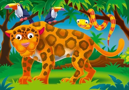 030583 6/8/10/12p Puzzle Yaşadığım Yer, Çok Renkli